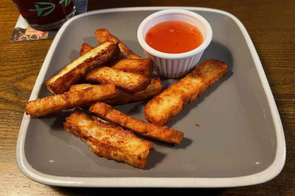 Try Halloumi fries starter