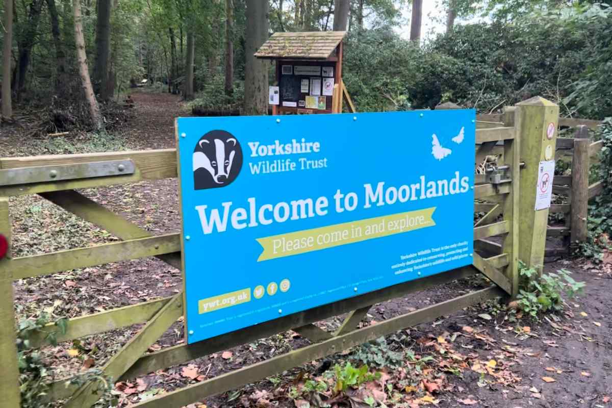 entrance gate Moorland Nature Reserve York