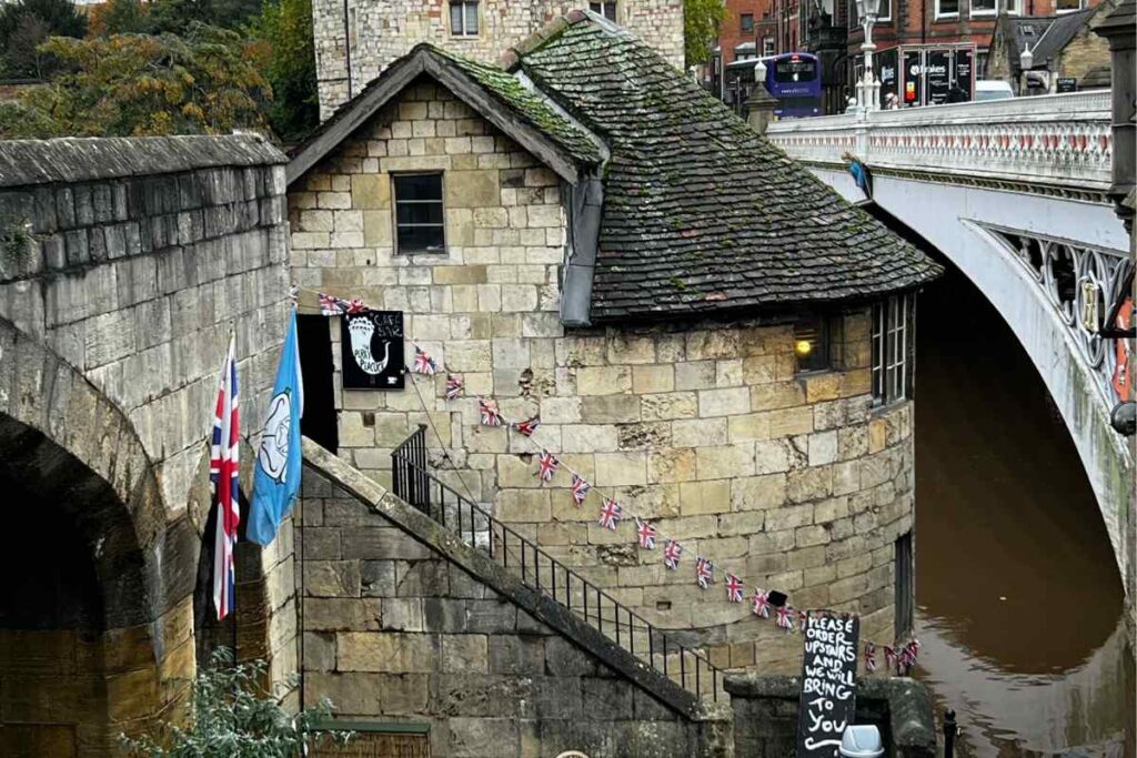 Perky Peacock front building