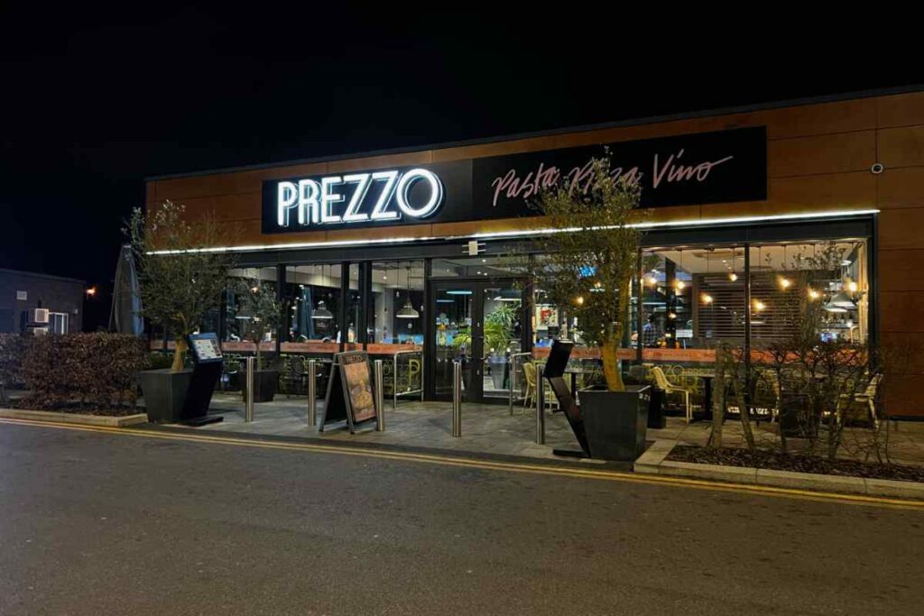 Prezzo Italian Resturant, Vanguard