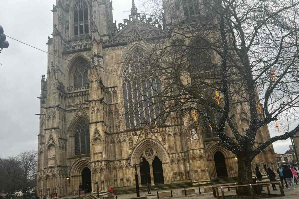 York Minster on rainy day