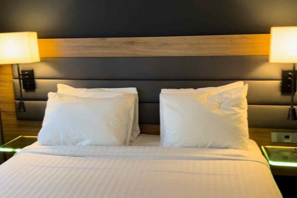 Queen Size Bed at Moxy Hotel