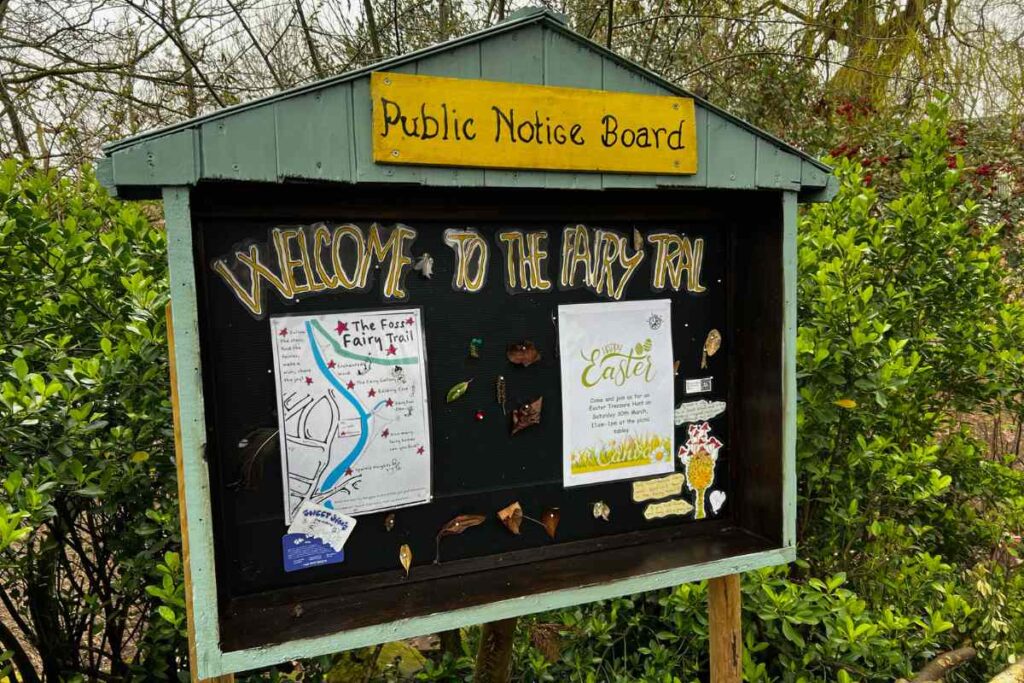 Foss Fairy Trail Notice Board