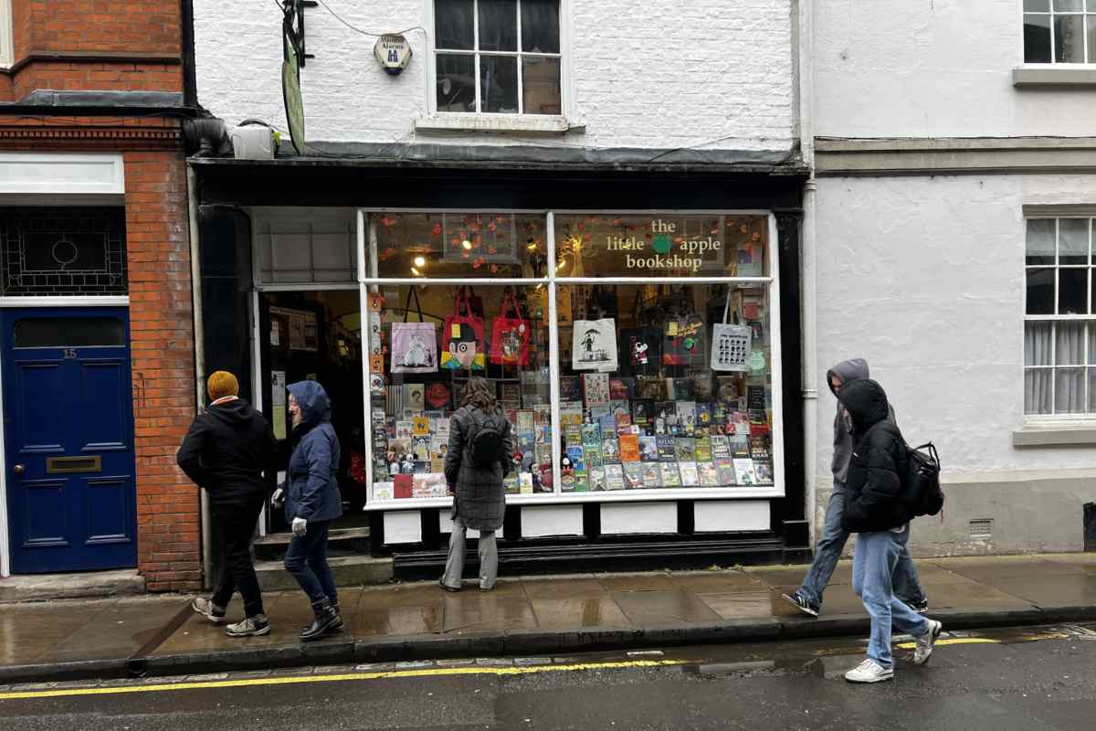 The Little Apple Bookshop York entrance