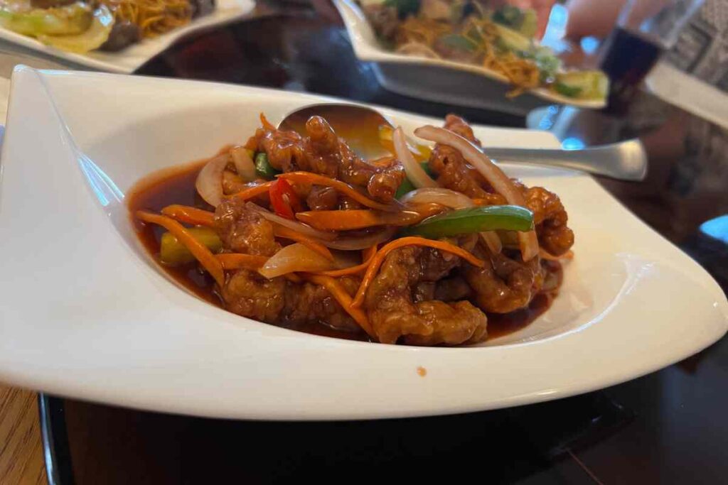 Crispy Shredded Beef at Mulan in York