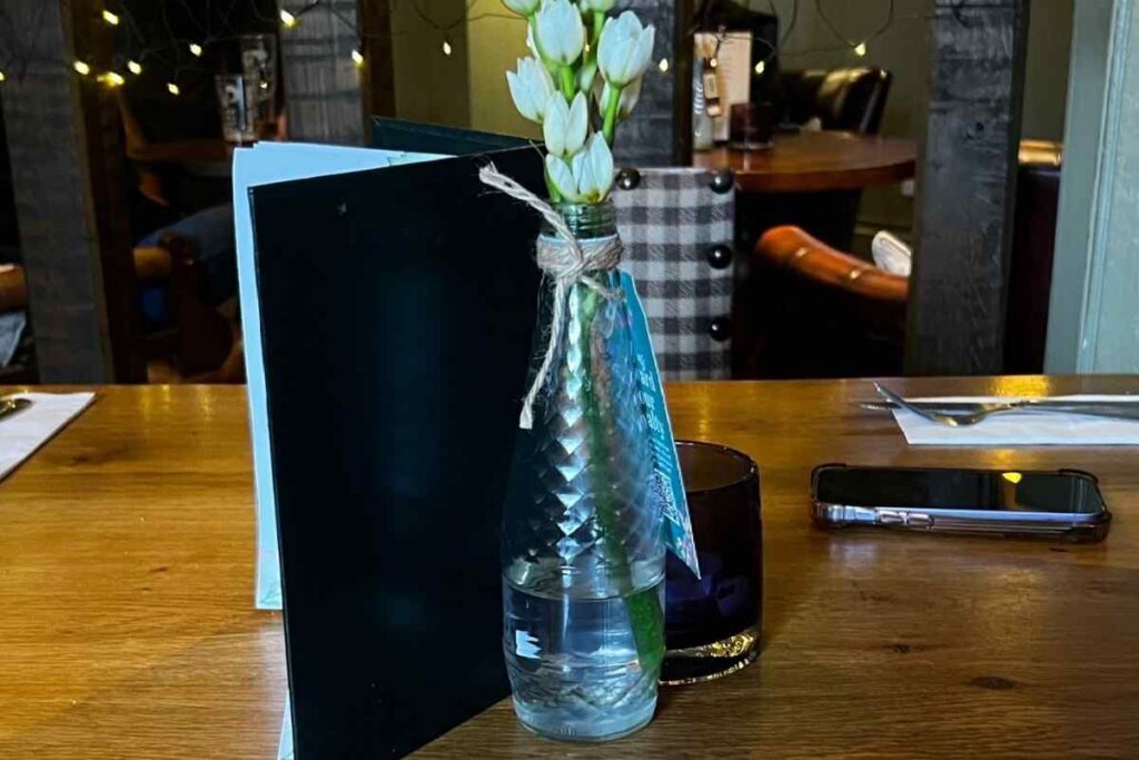 Dormouse York Table Decor and Drinks Menu