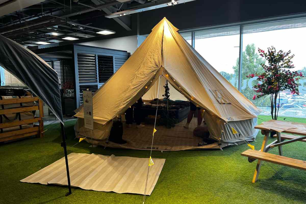 GO Outdoors York Full Size Tent Display Second Floor