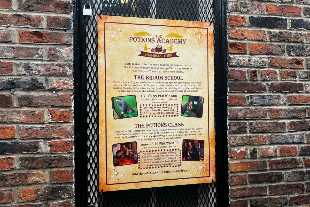 Potions Acadamy York Harry Potter Guide