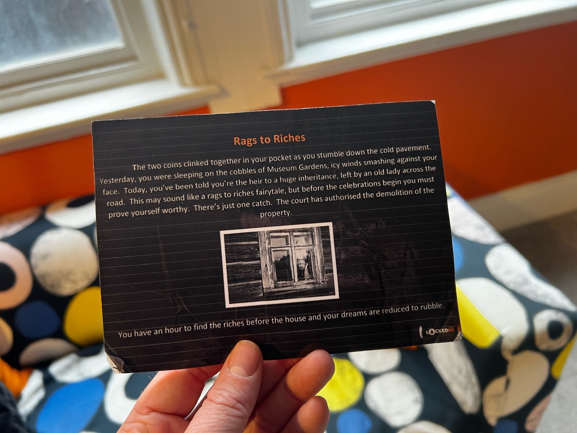 Rags To Riches Escape Room York guide