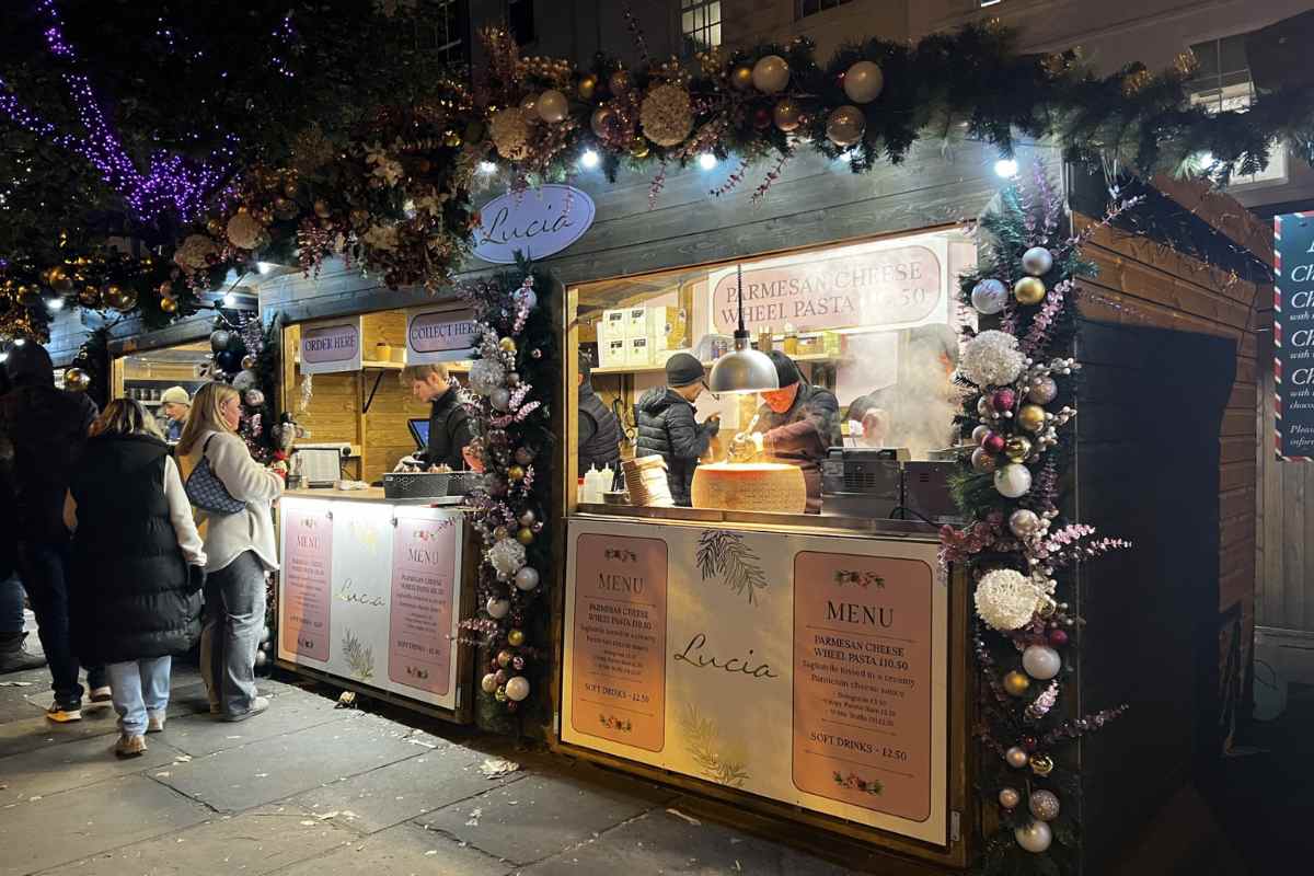 A Taste of Lucia’s Pasta at the York Christmas Market