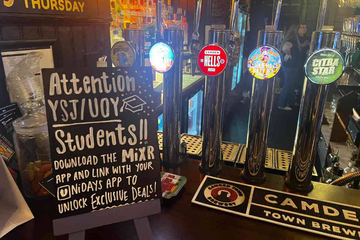 What's on Tap and Student Discounts at Keystone York